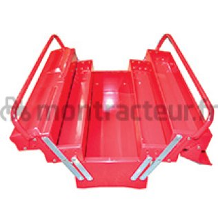 CAISSE A OUTILS MÉTALLIQUE 55 X 23.5 X 33.5 MM
