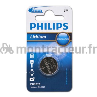 PILE MINICELLS LITHIUM CR2025 3V (BLISTER 1 PIÈCE)