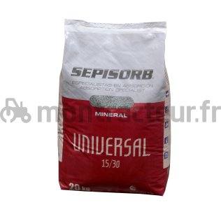ABSORBANT HUILE (SAC 20 KG) GRANULOMÉTRIE 15/30