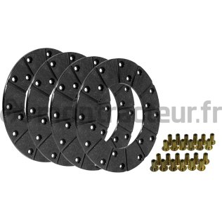 JEU DE GARNITURES DE FREIN Ø 140 MM