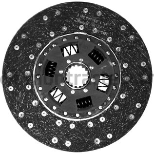 DISQUE D'AVANCEMENT ORGANIQUE RESSORT - INTERNE Ø 280 - 40 X 45 - 16LUK POUR CLAAS/RENAULT - JOHN DEERE