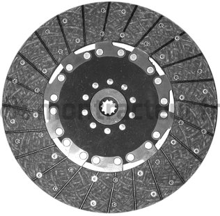 DISQUE D'AVANCEMENT ORGANIQUE RIGIDE - LIBRE Ø 330 - 1'' - 10 LUK POUR FORD