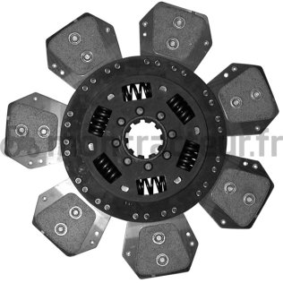 DISQUE D'AVANCEMENT CERA RESSORT - LIBRE Ø 330 - 1.3/4'' - 10 / 7 PADS ADAPTABLE FORD - NEW HOLLAND