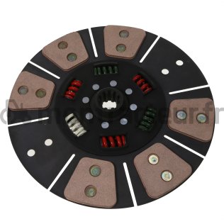 DISQUE D'AVANCEMENT CERA RESSORT - LIBRE Ø 280 - 1.1/8'' - 10 / 6 PADS ADAPTABLE CASE/IH