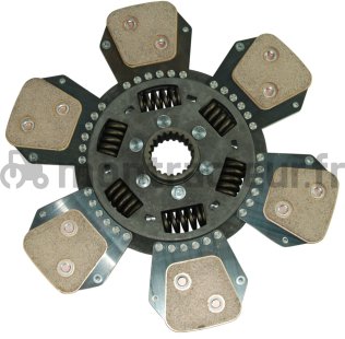 DISQUE D'AVANCEMENT LUK - LIBRE Ø 350 - 41 X 45 - 21 / 6 PADS POUR HURLIMANN - LAMBORGHINI - SAME