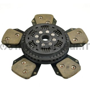 DISQUE D'AVANCEMENT CERA RESSORT - LIBRE Ø 330 - 1.1/8'' - 21 / 5 PADS ADAPTABLE CHALLENGER - MASSEY FERGUSSON