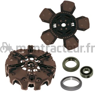KIT EMBRAYAGE AVEC BUTÉES Ø 310/330 AVANT CERA. RESSORT 17 Z - PTO. CERA RIGID 24 Z