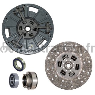 KIT EMBRAYAGE AVEC BUTÉES HYDRAULIQUE 2 TROUS 330 - DISQUE CERA. RESSORT - 15Z O 320