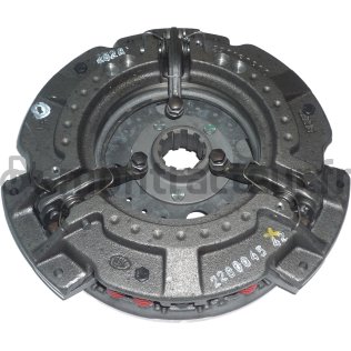 MÉCANISME DOUBLE INCLUS DISQUE PRISE DE FORCE - 9 X RESSORTS ROUGE 230/270- 3 DOIGTS - PRISE DE FORCE 1 3/4'' - 10