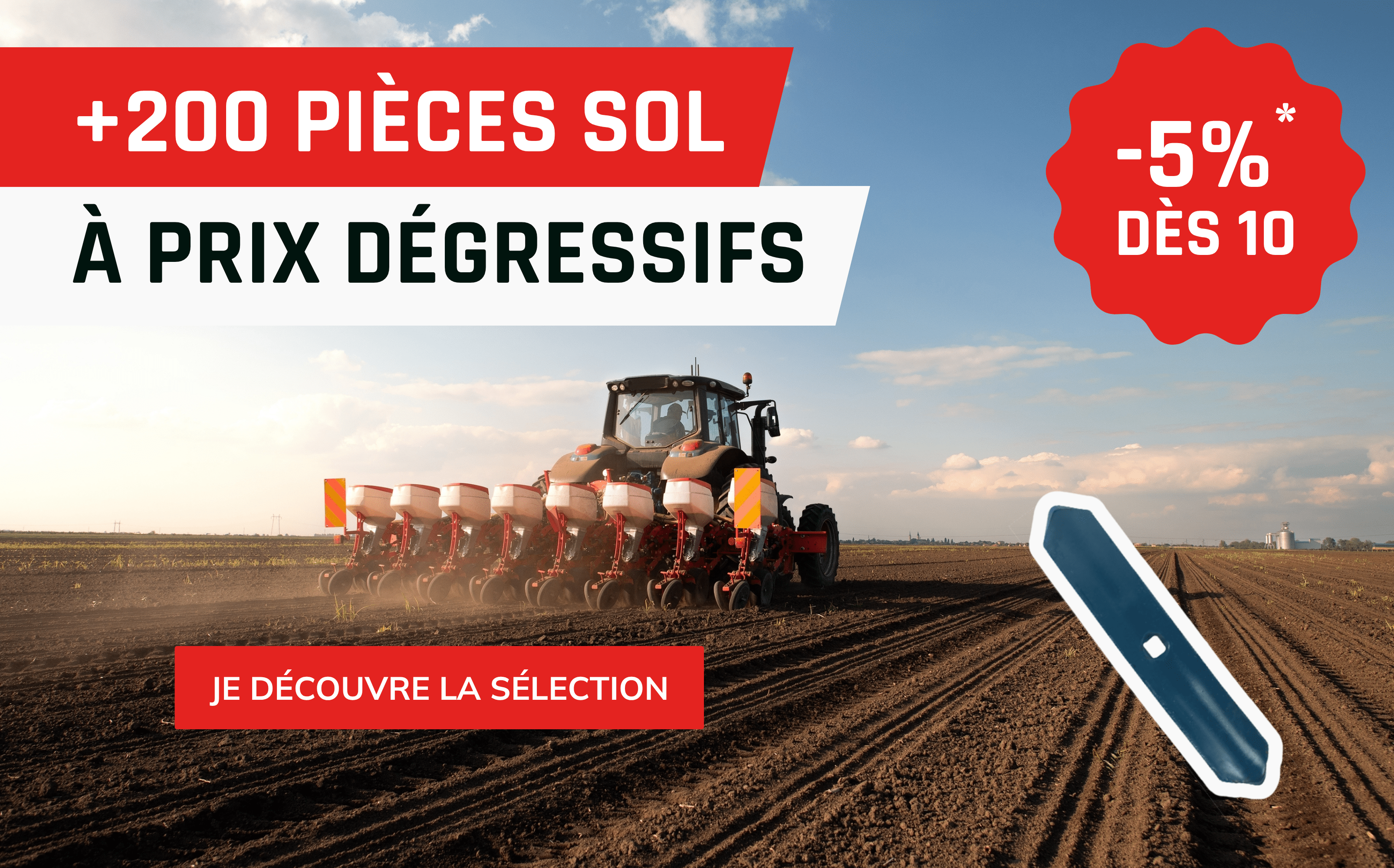 Les essentiels : pièces d'usures sol