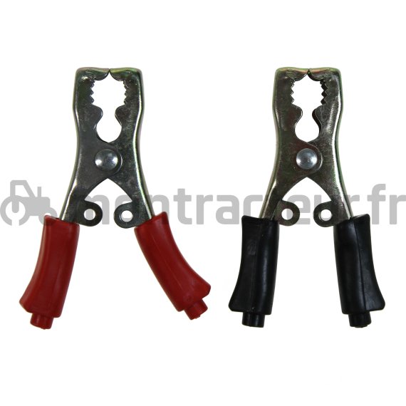 JEU DE PINCES TÔLE (+/-) 40 A (BLISTER 2 PIÈCES)