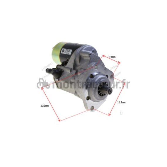 DÉMARREUR AVEC RÉDUCTEUR 24 V - 4.2 KW - 11 Z