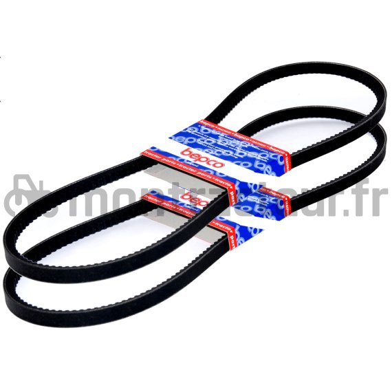 PAIRE DE COURROIES TRAPÉZOÏDALE 13 X 1425 LA