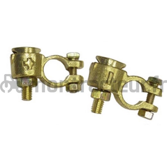 COSSE BATTERIE (-) LAITON ÉTAMÉ 50 MM²