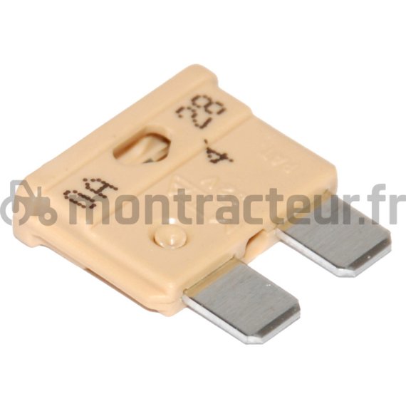 FUSIBLE STANDARD FICHES PLATES 5A - BEIGE (BLISTER 10 PIÈCES)