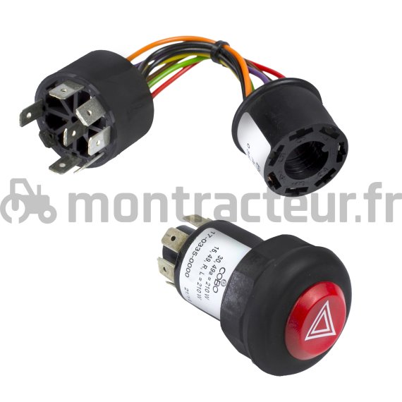 BOUTON POUSSOIR AVERTISSEMENT DE DANGER