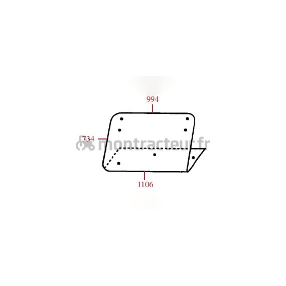 VITRE ARRIÈRE BOMBÉE - CLAIRE
