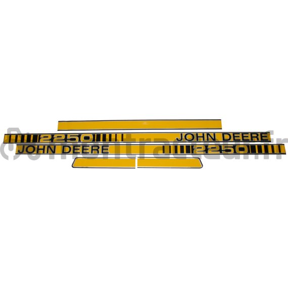 JEU AUTOCOLLANTS JOHN DEERE 2250