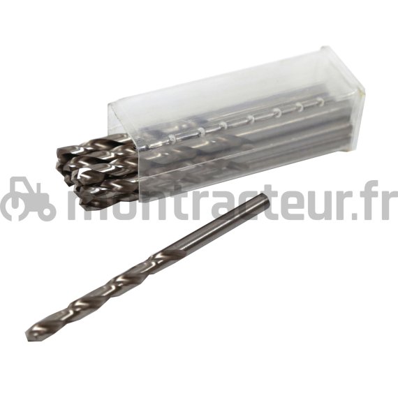 FORET MÉTAUX HSS Ø 5.0 MM - (BLISTER 10 PIÈCES)
