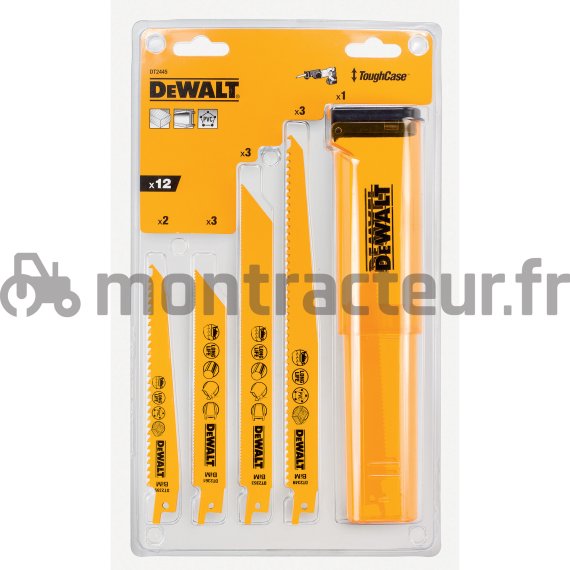 COFFRET DE 12 LAMES POUR SCIE SABRE