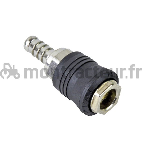 COUPLEUR RAPIDE UNIVERSEL FEMELLE INSERT TUYAU 10 MM