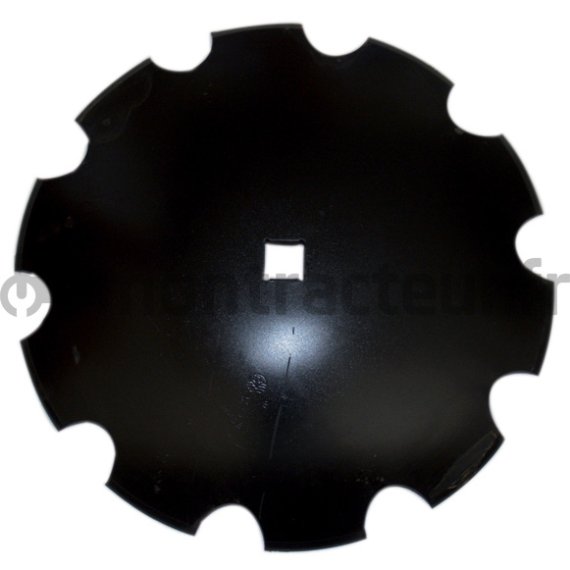 DISQUE DE COVER-CROP CRÉNELÉ Ø 610 MM - CARRÉ 41 MM