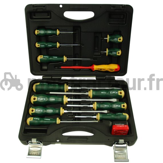 COFFRET DE TOURNEVIS (14 PIÈCES)