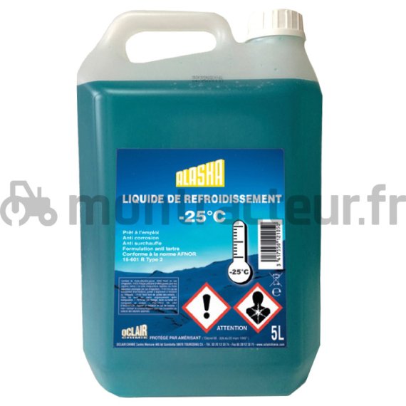 LIQUIDE DE REFROIDISSEMENT 5L - 25°