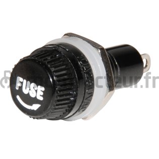 PORTE FUSIBLE VERRE 5 X 20 MM - MAX. 10A