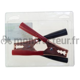 JEU DE PINCES TÔLE (+/-) 120 A (BLISTER 2 PIÈCES)