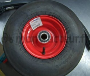 ROUE COMPLÈTE FENAISON 6 PLIS AXE Ø 25 MM 15 X 600 - 6 LIGNES