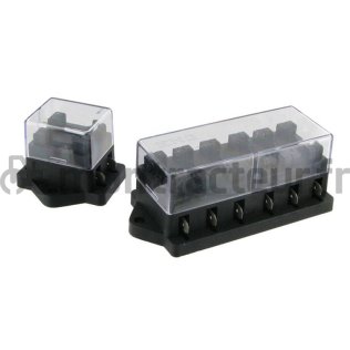 BOÎTE À FUSIBLES A FICHES - 2X STANDARD FICHES PLATES