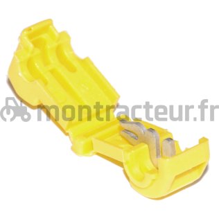 RACCORD DE DÉRIVATION A FICHE JAUNE - (BLISTER 5 PIÈCES)