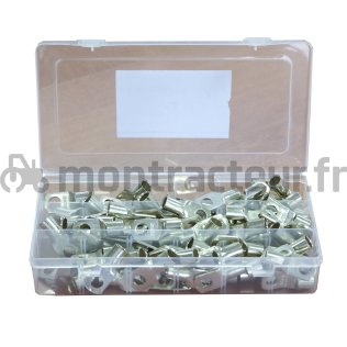 SOULIER DE CÂBLE A SOUDER 50 MM² - Ø 10 MM - (BLISTER 20 PIÈCES)