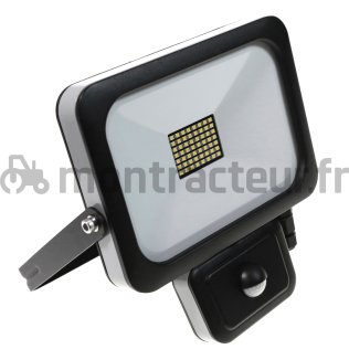 PROJECTEUR MURAL LED AVEC DÉTECTEUR 30W - 2400 LUMENS - IP54