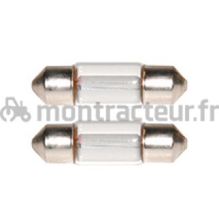 AMPOULE 24V - 5W - SV8.5 - C5W - (BLISTER 2 PIÈCES)