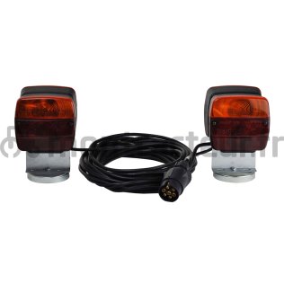 RAMPE D'ÉCLAIRAGE MAGNÉTIQUE AV/AR L7.5M ENT/FEUX 2.5M