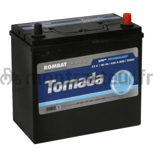 BATTERIE TORNADA 12 V - 50 AH - CCA (EN) 420 A