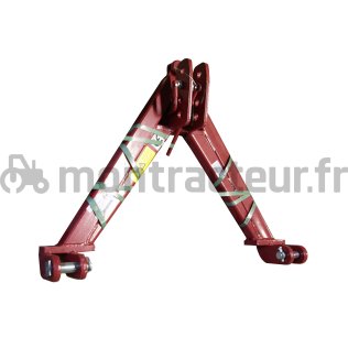 TRIANGLE D'ATTELAGE (CÔTÉ TRACTEUR) CATÉGORIE 1 - 680 MM - 750 MM