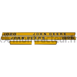 JEU DÉCALCOMANIE JOHN DEERE 1020