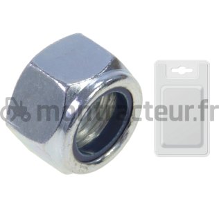 ÉCROU FREIN EN INOX A2 - DIN 985 M6 (BLISTER 10 PIÈCES)
