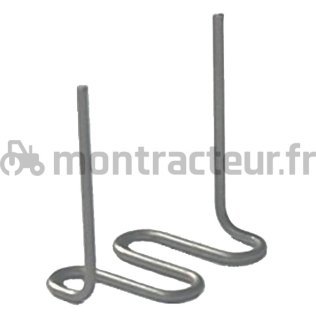 AGRAFES EN SERPENTIN A 3 POINTS POCHE DE 100 PIÈCES