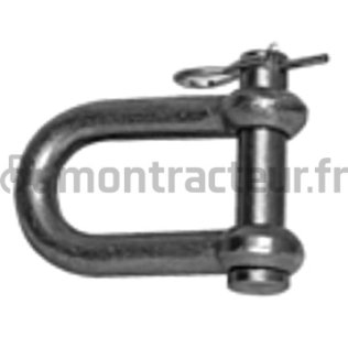 MANILLE TIGE 12 MM - PASSAGE 25 MM - WITH R - CLIP