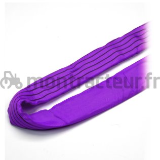 ÉLINGUE RONDE VIOLETTE - T - LG 1 M