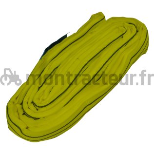 ÉLINGUE RONDE JAUNE - 3 T - LG 2 M