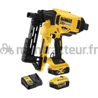 AGRAFEUSE POUR CLÔTURE 2 BATTERIES 18 V - 5 AH + CHARGEUR