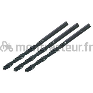 FORET HSS Ø 5 MM (BLISTER 3 PIÈCES)