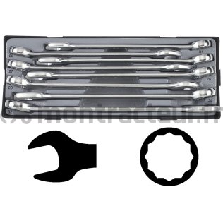 JEU DE 8 CLÉS MIXTES MM