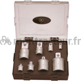 JEU DE RÉDUCTEURS POUR DOUILLE 8 PIÈCES