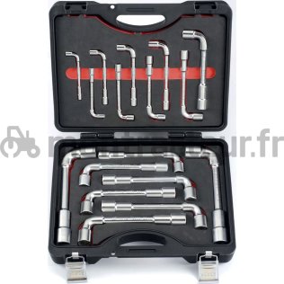 JEU DE CLÉS A PIPE 8 - 24 MM (BLISTER 17 PIÈCES)